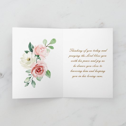 Psalm 23:3 Hij herstelt mijn zielenbijbelvers en R Kaart (Binnen)