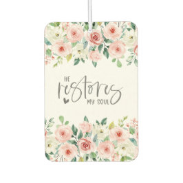 Psalm 23:3 Hij herstelt mijn zielenbijbelvers en R Luchtverfrisser