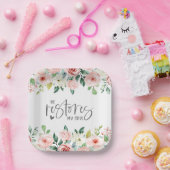 Psalm 23:3 Hij herstelt mijn zielenbijbelvers en R Papieren Bordje (Feest)