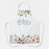 Psalm 23:3 Hij herstelt mijn zielenbijbelvers en R Schort (Voorkant)