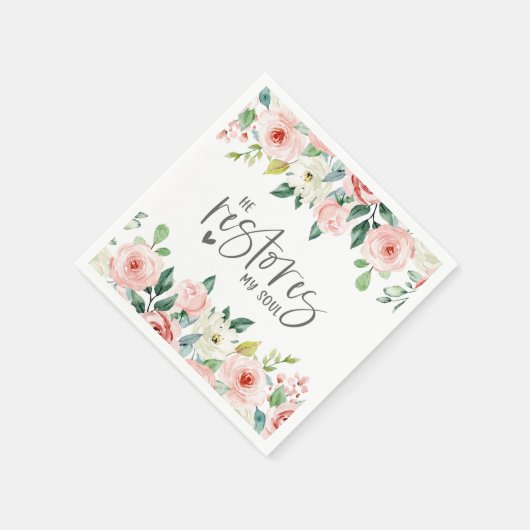 Psalm 23:3 Hij herstelt mijn zielenbijbelvers en R Servet (Hoek)