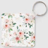 Psalm 23:3 Hij herstelt mijn zielenbijbelvers en R Sleutelhanger (Achterkant)