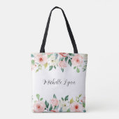 Psalm 23:3 Hij herstelt mijn zielenbijbelvers en R Tote Bag (Achterkant)