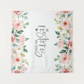 Psalm 23:3 Hij herstelt mijn zielenbijbelvers en R Wandkleed (Voorkant (horizontaal))