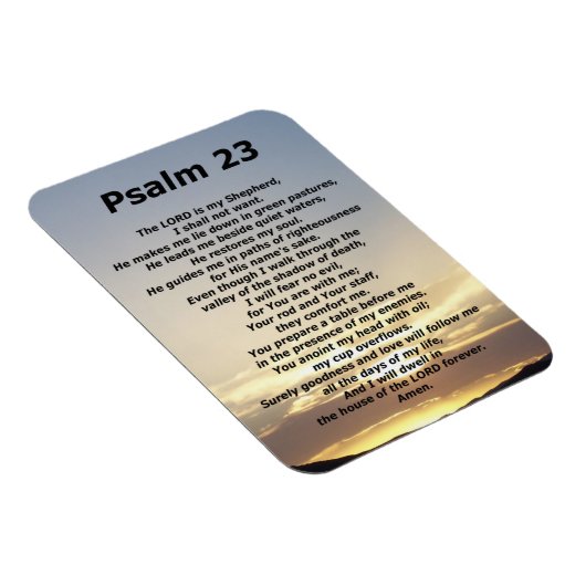 Psalm 23 (3) magneet (Rechterzijde)