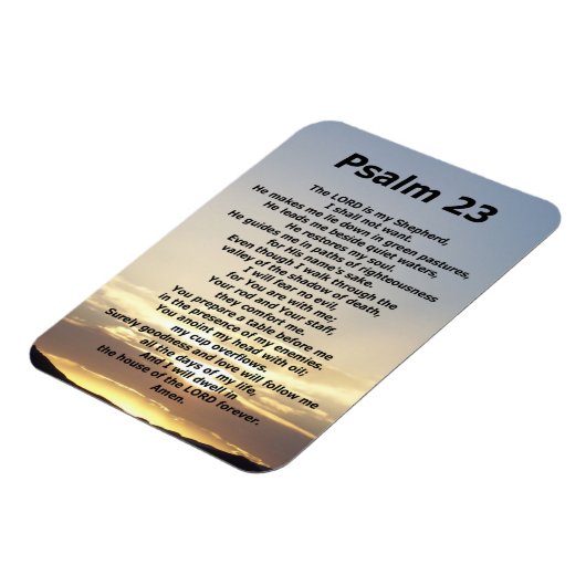 Psalm 23 (3) magneet (Linkerzijde)