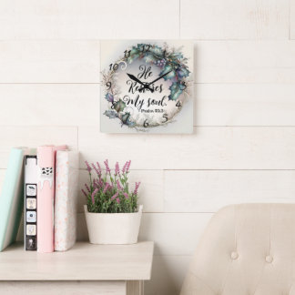 psalm 23:3 vierkante klok