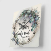 psalm 23:3 vierkante klok (Hoek)