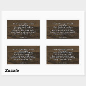 Psalm 23:4 Christelijke Sticker (Vel)