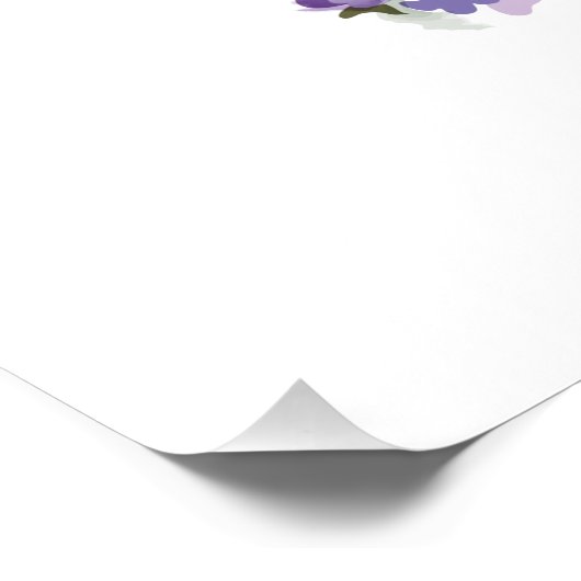 Psalm 23: 4 foto afdruk (Hoek)