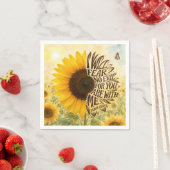 Psalm 23:4 Gele Zonneschijn Servet (Insitu)