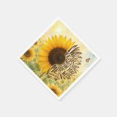 Psalm 23:4 Gele Zonneschijn Servet (Hoek)