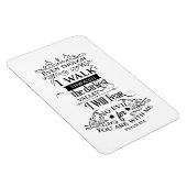 Psalm 23:4 - Ik vrees geen kwaad - moderne taal Magneet (Rechterzijde)