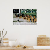 psalm 23:4 poster (Keuken)