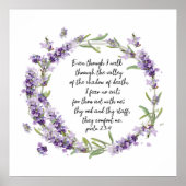 Psalm 23: 4 poster (Voorkant)