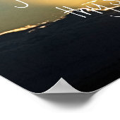 Psalm 23:4 tweesladig voorblad voor bescherming poster (Hoek)