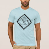 Psalm 23 4 Vrees geen kwaad Christelijk Bijbelvers T-shirt (Voorkant)