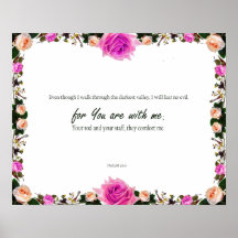 Psalm 23:4, want U bent met Mij, Bijbelverzen