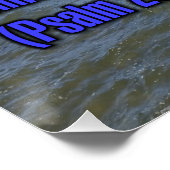 Psalm 23:4 WEBU Perfect Poster (Hoek)