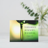 Psalm 23:5 Je hebt mijn hoofd geanoïneerd met olie Briefkaart (Staand voorkant)