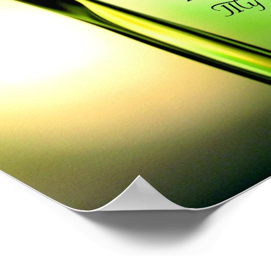 Psalm 23:5 Je hebt mijn hoofd geanoïneerd met olie Poster (Hoek)