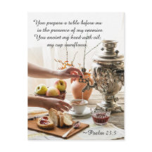 Psalm 23:5 Je maakt een tafel voor me, Bijbel