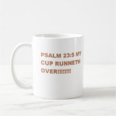 Psalm 23:5 koffiemok (Links)