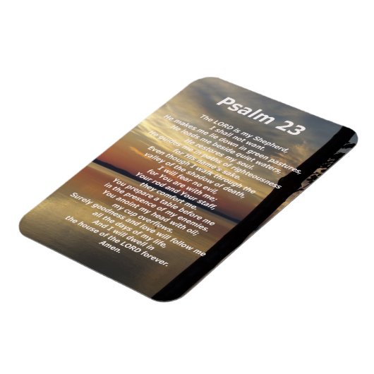 Psalm 23 (5) magneet (Linkerzijde)