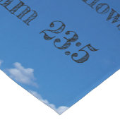 Psalm 23:5-tabeluitvoerder korte tafelloper (Hoek)