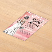 Psalm 23:6 Bridal Shower Invitation Acryl Uitnodigingen (Laagn)