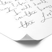 Psalm 23:6-script poster (Hoek)