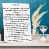 Psalm 23 8x10 Tabletop Foto Plaque Fotoplaat (Zijkant)