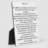 Psalm 23 8x10 Tafelblad Foto Plaquette Fotoplaat (Zijkant)