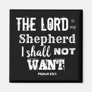 "Psalm 23" "Aangepast christelijk geschenk inspire Magneet