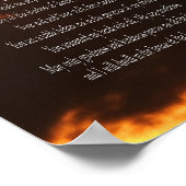 Psalm 23, Afdrukken tegen brand, Poster-papier met Poster (Hoek)