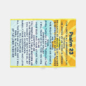 Psalm 23 baby deken (Voorkant (Horizontaal))