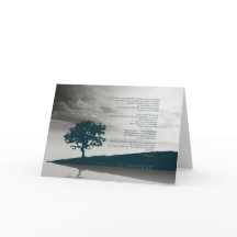 Psalm 23 Begroeting Boom Motiverend Blauwe Bergen