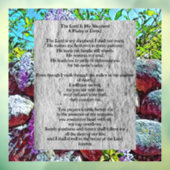 Psalm 23 biblical quote raamsticker (Vel 3)