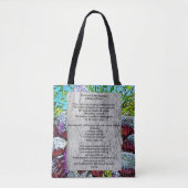 Psalm 23 biblical quote tote bag (Voorkant)