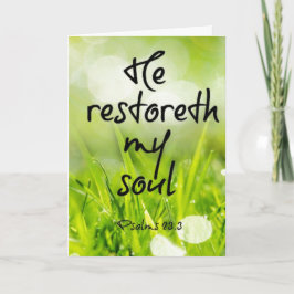 Psalm 23: Bidden voor u Kaart