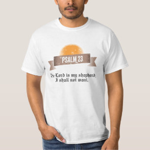 Psalm 23 Bijbelcitaat T-shirt
