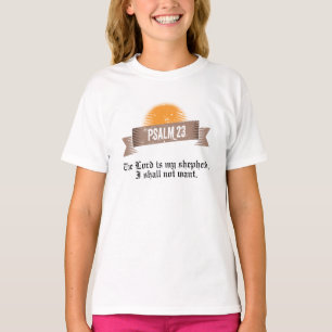 Psalm 23 Bijbelcitaat T-shirt