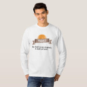 Psalm 23 Bijbelcitaat T-shirt (Voorkant volledig)