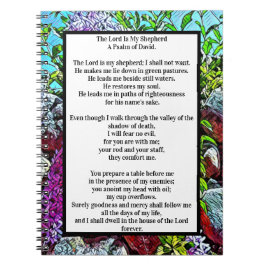 Psalm 23 Bijbelse prijsopgave Notitieboek