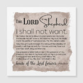 Psalm 23 Bijbeltekst  papier (Voorkant)