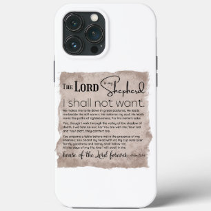Psalm 23 Bijbeltekst  papier Case-Mate iPhone Case