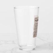 Psalm 23 Bijbeltekst  papier Glas (Rechts)