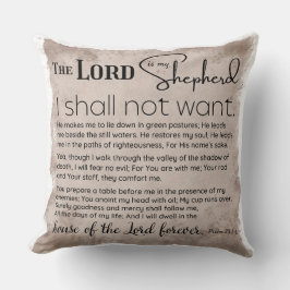 Psalm 23 Bijbeltekst  papier Kussen