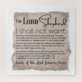 Psalm 23 Bijbeltekst  papier Legpuzzel
