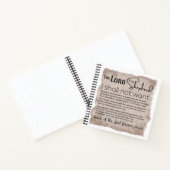 Psalm 23 Bijbeltekst  papier Notitieboek (Binnen)